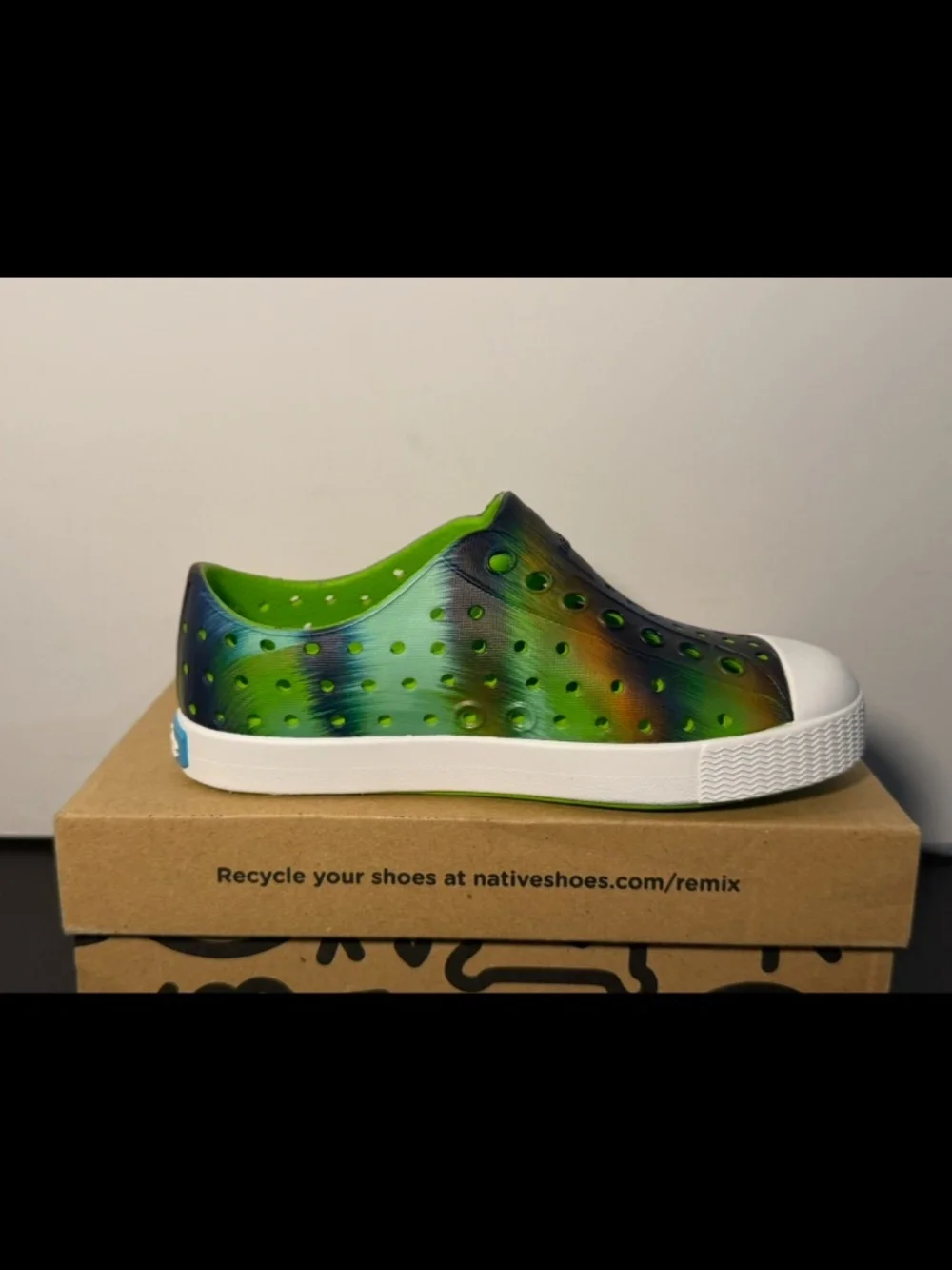 Native Jefferson Print Shoes Multicolor Tie Dye Little Kids/Toddler C9